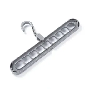 0238 9 Hole Plastic Hanger Hanging hook Indoor Wardrobe Clothes Organization Storage Balcony Windowsill Suit Racks
