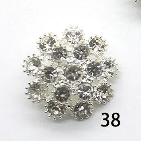Alloy Button For Clothing Mix Color 5pcs/lot 23mm Round Silver Buttons Diy Accessories