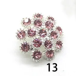 Alloy Button For Clothing Mix Color 5pcs/lot 23mm Round Silver Buttons Diy Accessories