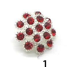 Alloy Button For Clothing Mix Color 5pcs/lot 23mm Round Silver Buttons Diy Accessories
