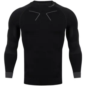 Alpinus Mens Tactical Base Layer Thermoactive T-Shirt - Black/Gray