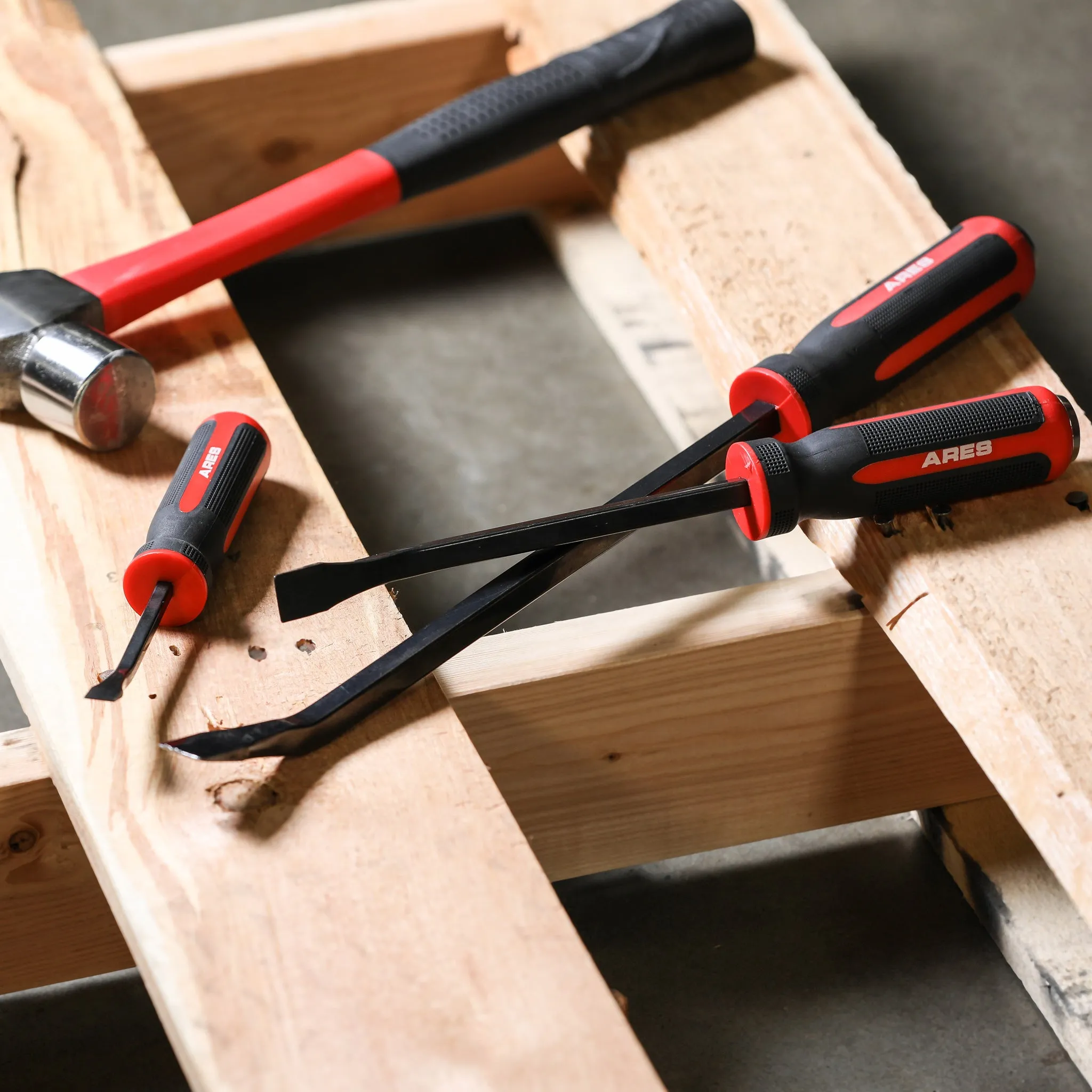 ARES 46008 - 3-Piece Pry Bar Set