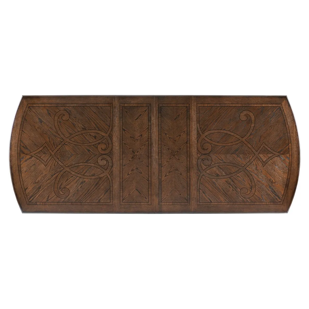 Bergen Collection Dark Oak Dining Table