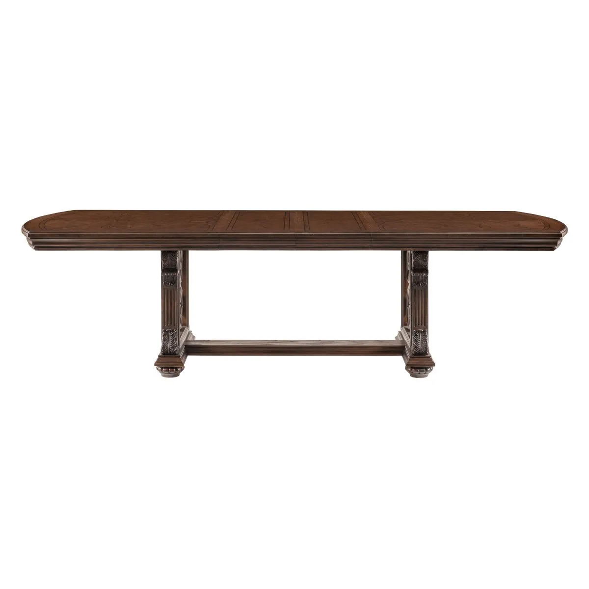 Bergen Collection Dark Oak Dining Table