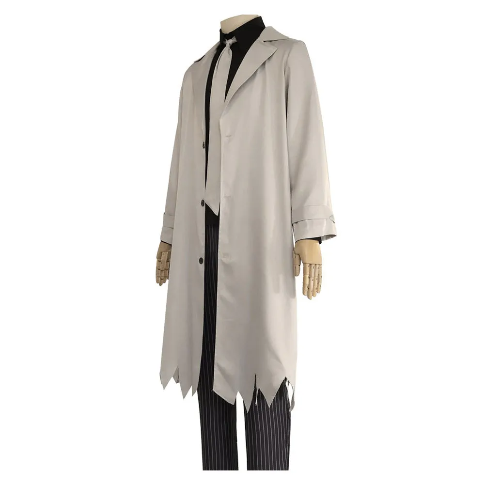 Bungo Stray Dogs Akutagawa Ryuunosuke White Coat Anime Cosplay Costume Outfits Halloween Carnival Suit