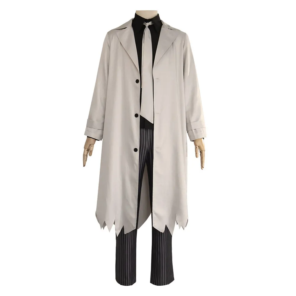 Bungo Stray Dogs Akutagawa Ryuunosuke White Coat Anime Cosplay Costume Outfits Halloween Carnival Suit