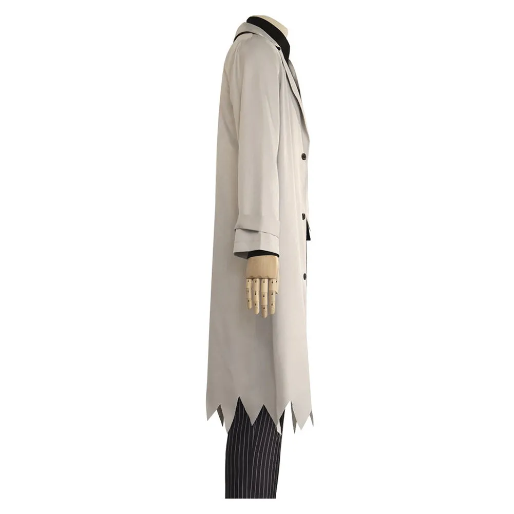 Bungo Stray Dogs Akutagawa Ryuunosuke White Coat Anime Cosplay Costume Outfits Halloween Carnival Suit