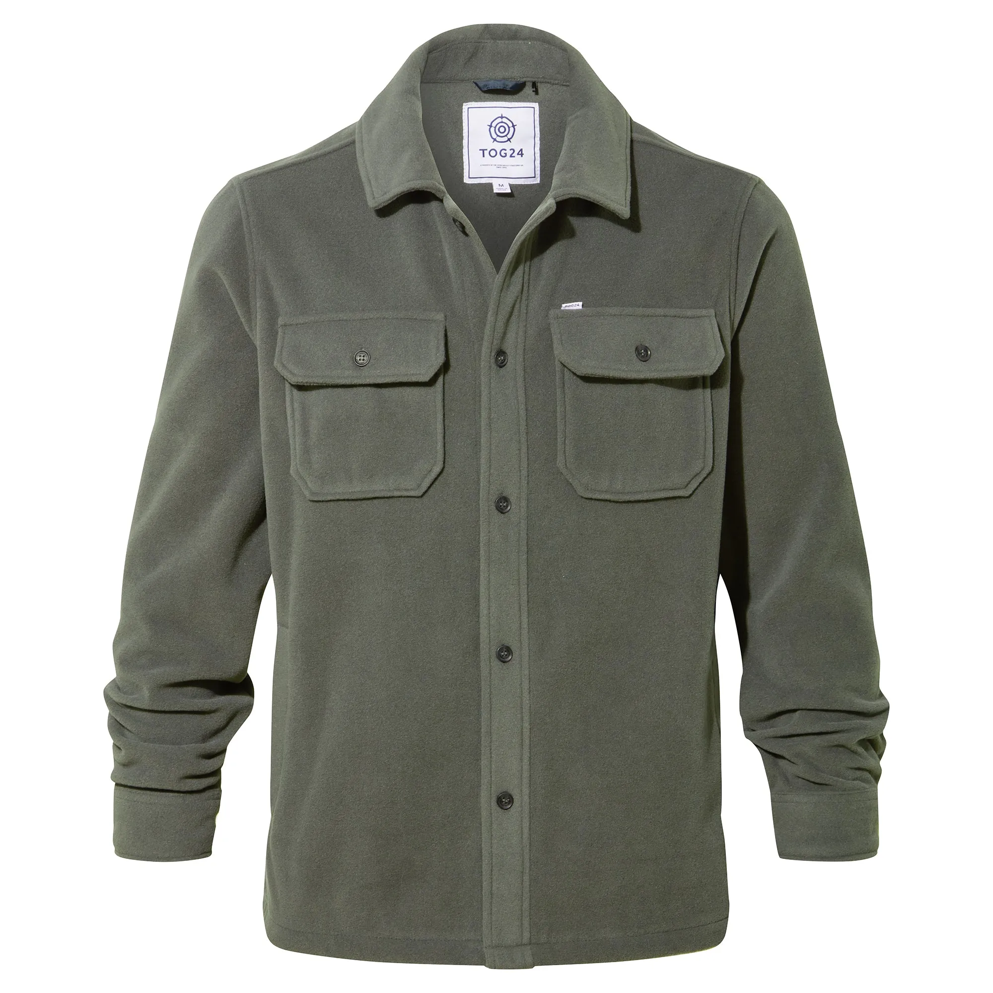 Dabney Mens Shacket - Pine Green