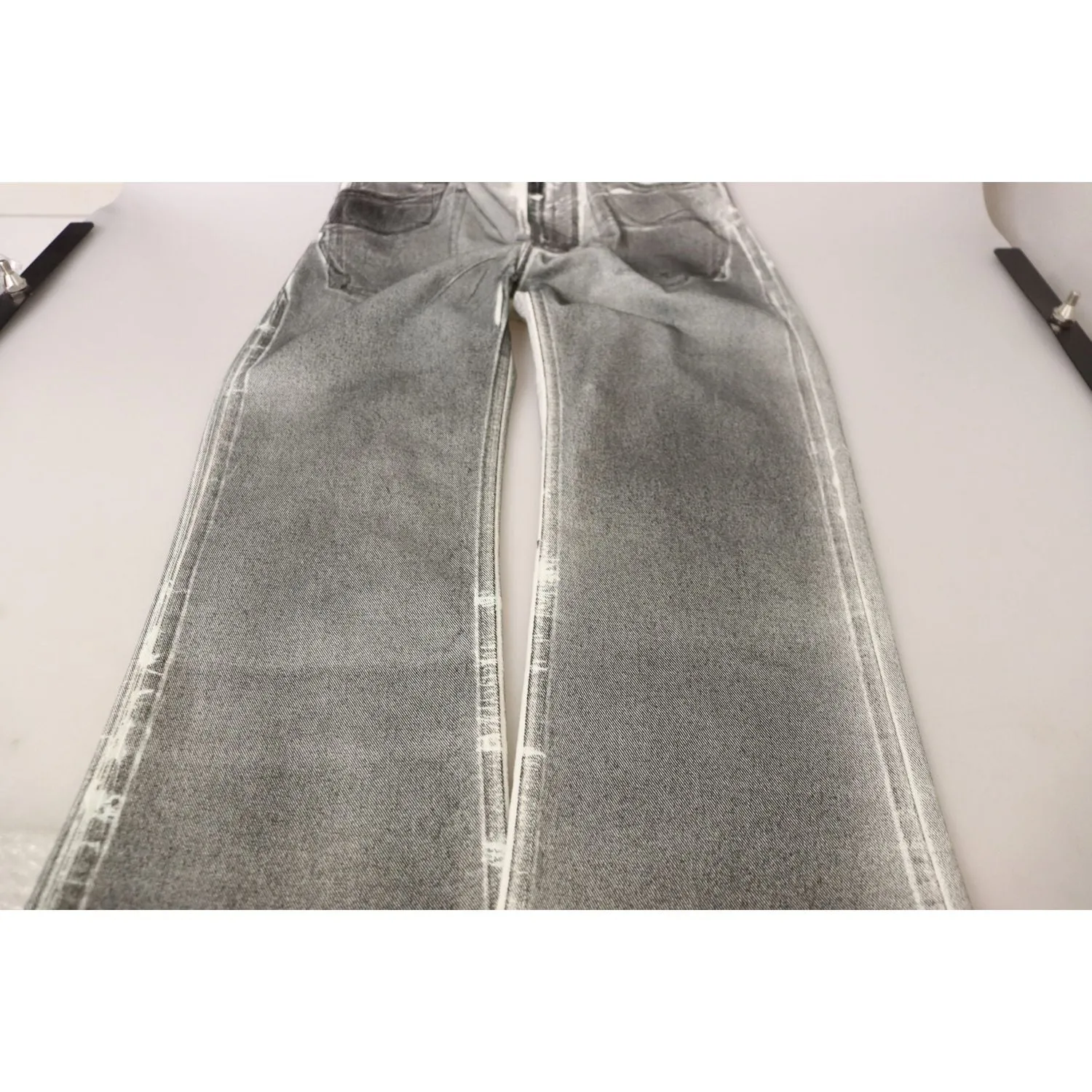 Dolce & Gabbana High Waist Grey Denim Elegance