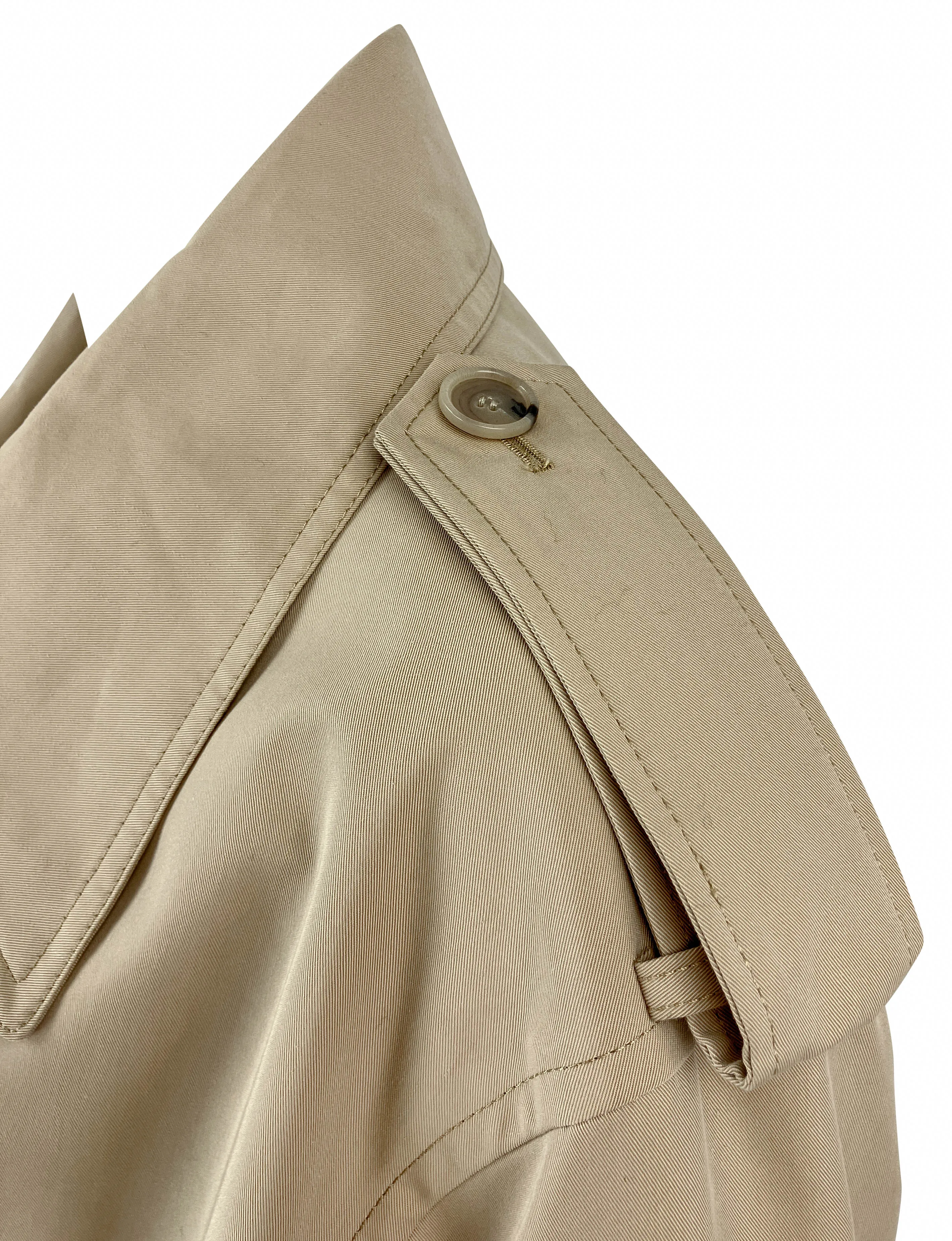 FILIPPA K Short Trench Coat in Sand Beige