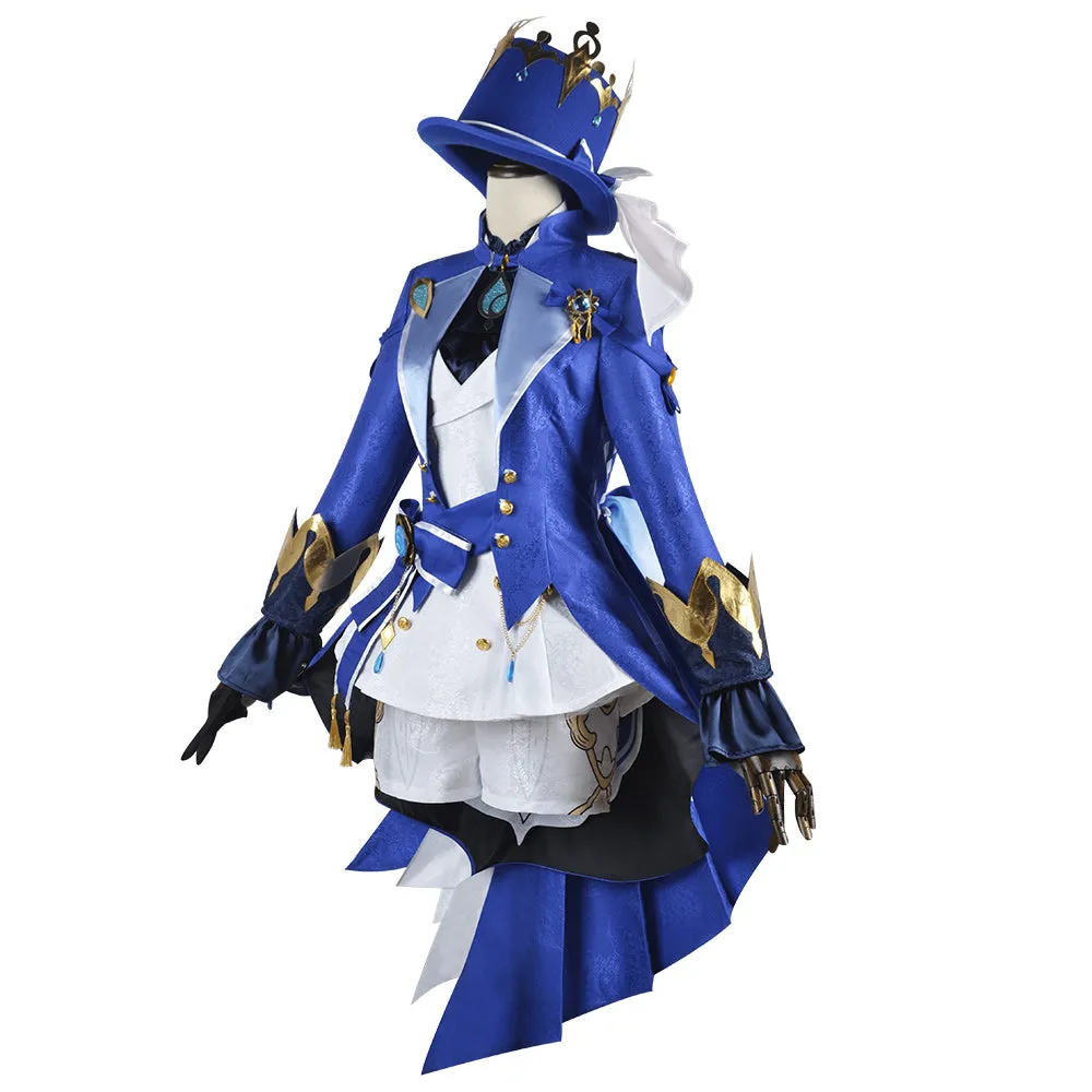 Genshin Impact Furina de Fontaine Focalors Outfits Halloween Carnival Cosplay Costume