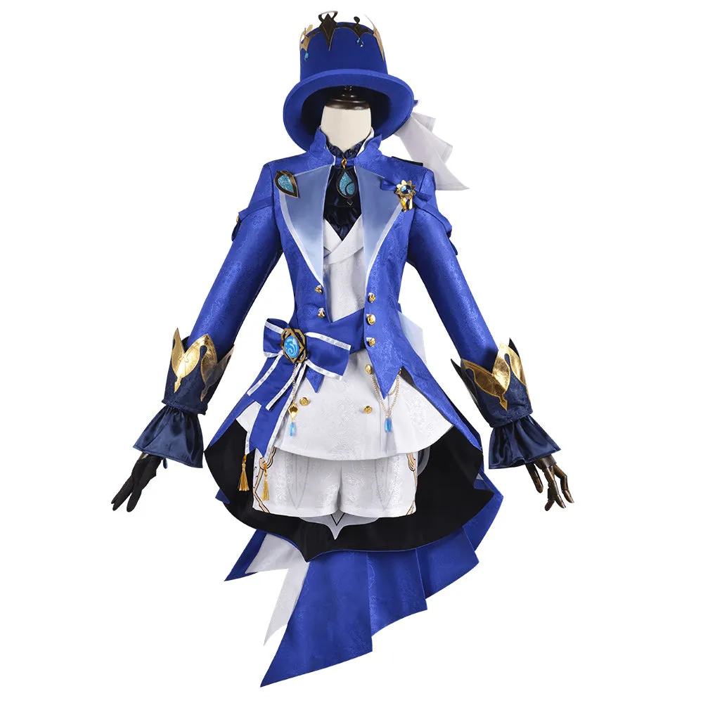 Genshin Impact Furina de Fontaine Focalors Outfits Halloween Carnival Cosplay Costume
