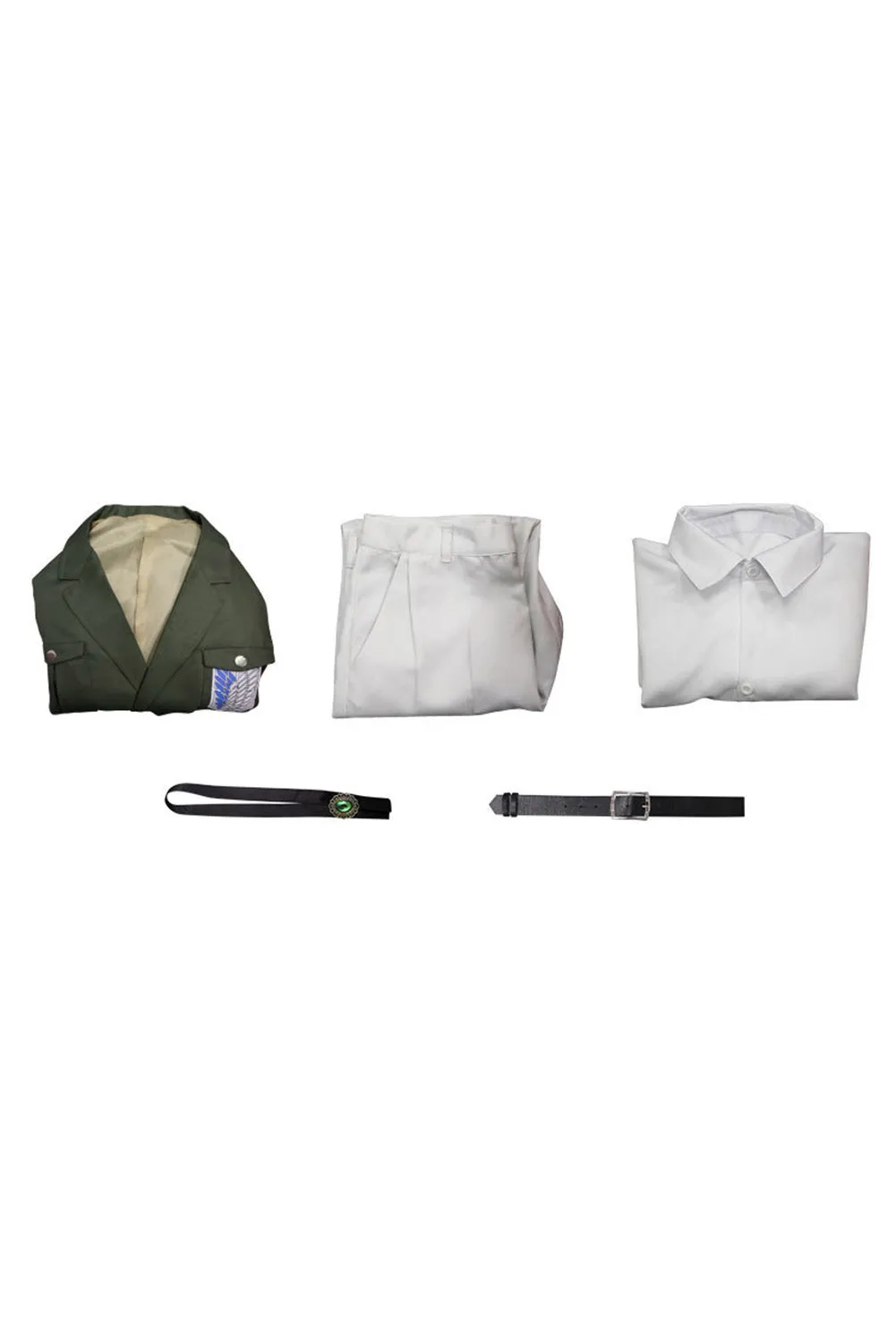 Green Coat Uniform Halloween Carnival Outfits Cosplay Costume