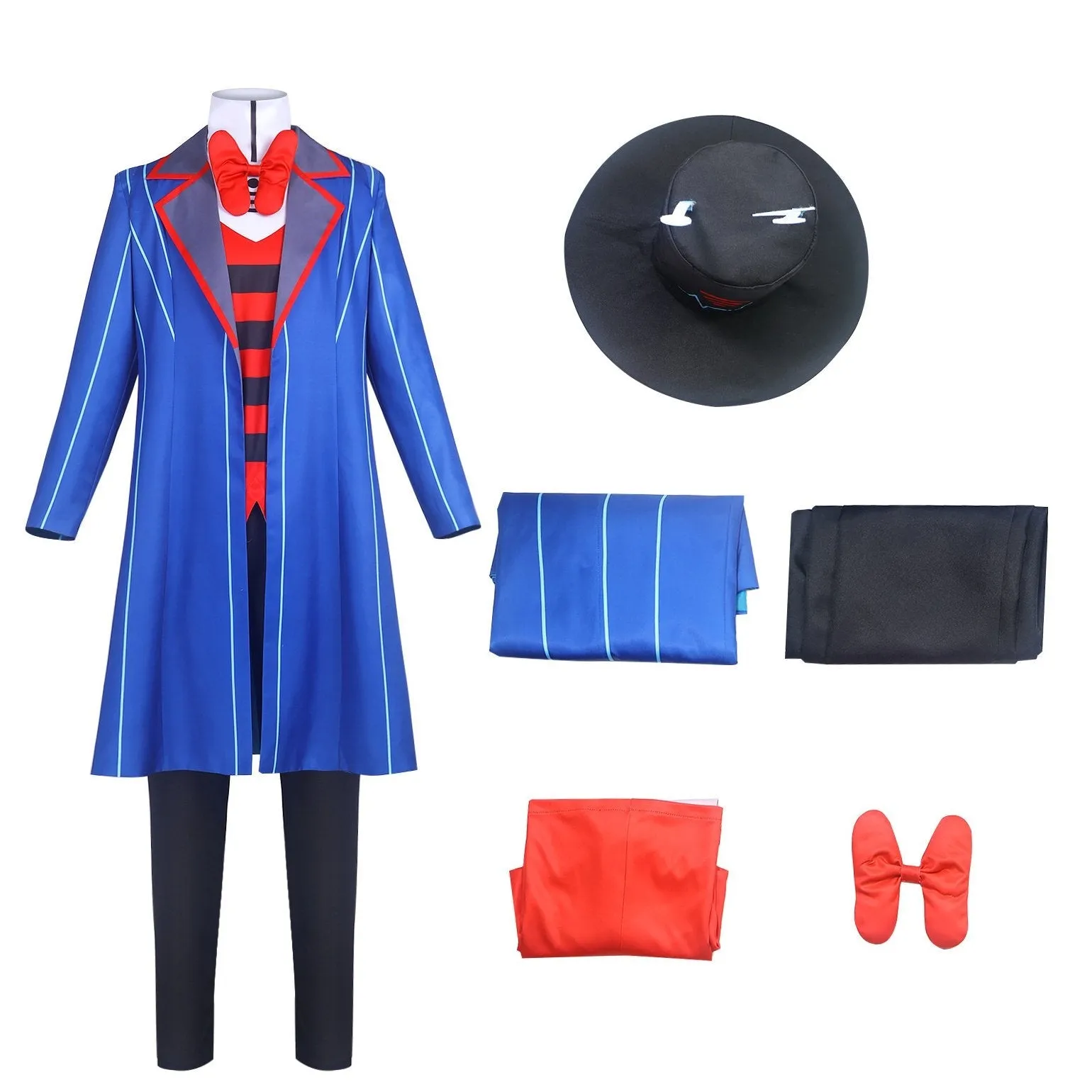 Hazbin Hotel Vox Adult Cosplay Costume Outfits Carnival Suit