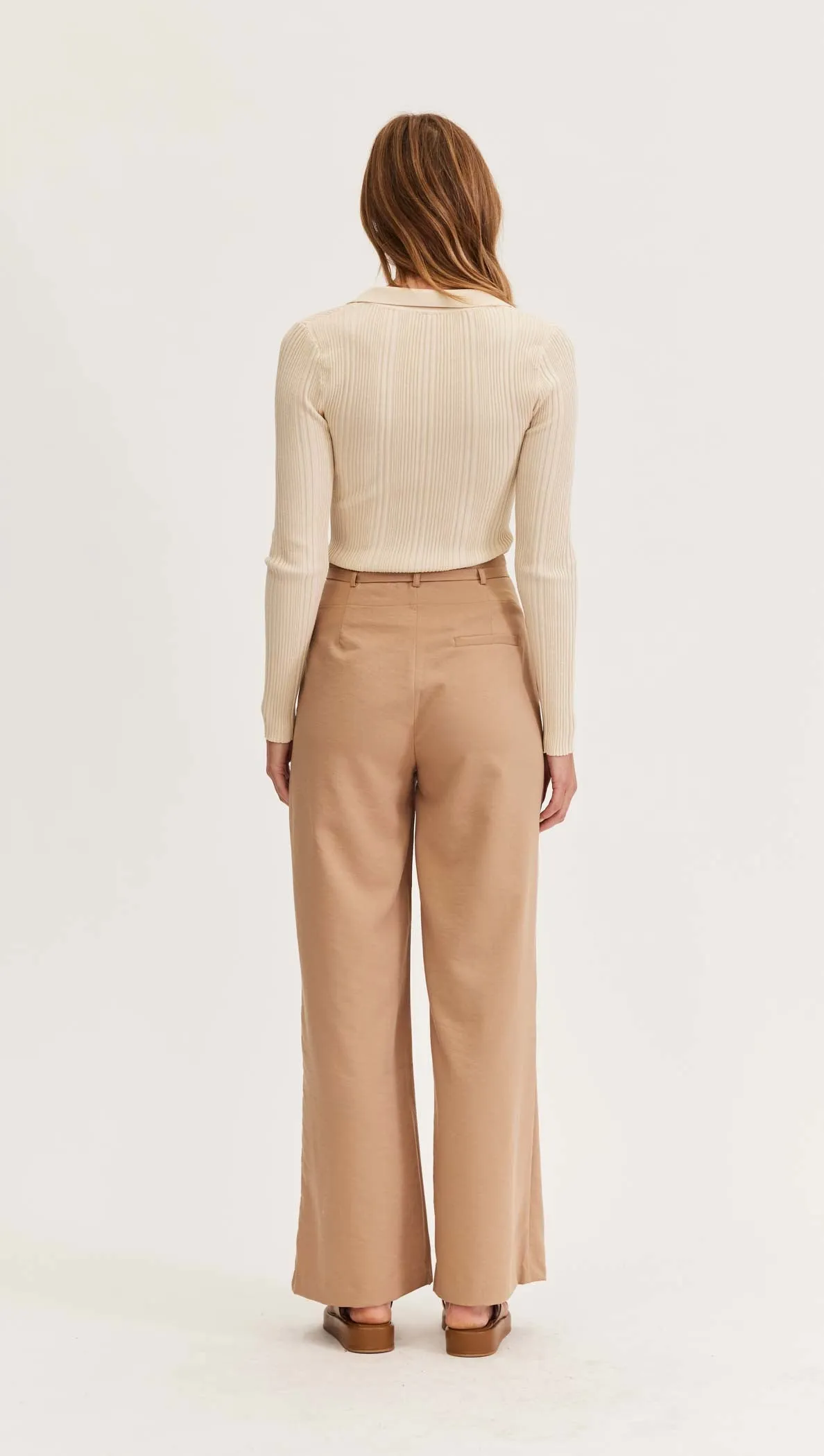IDA BELTED PANTS
