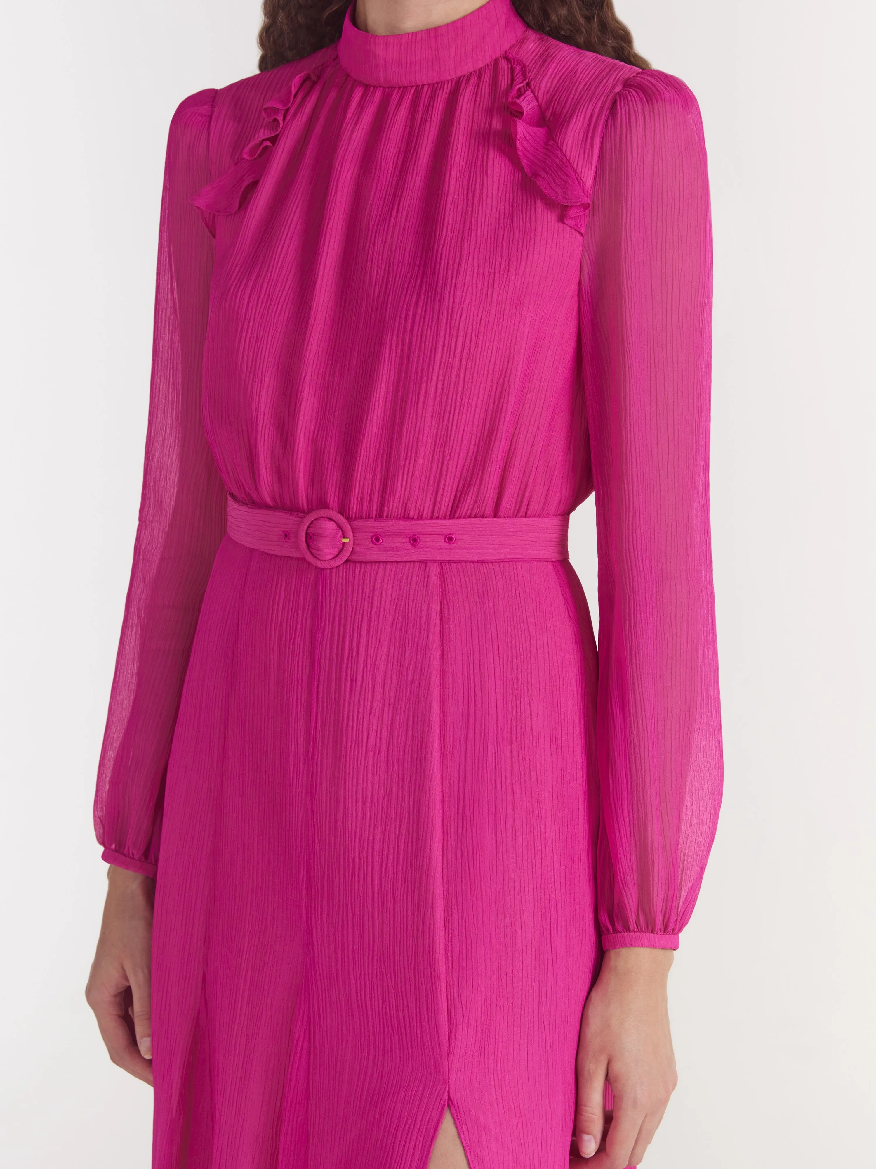 Jacqui B Dress in Posey Pink