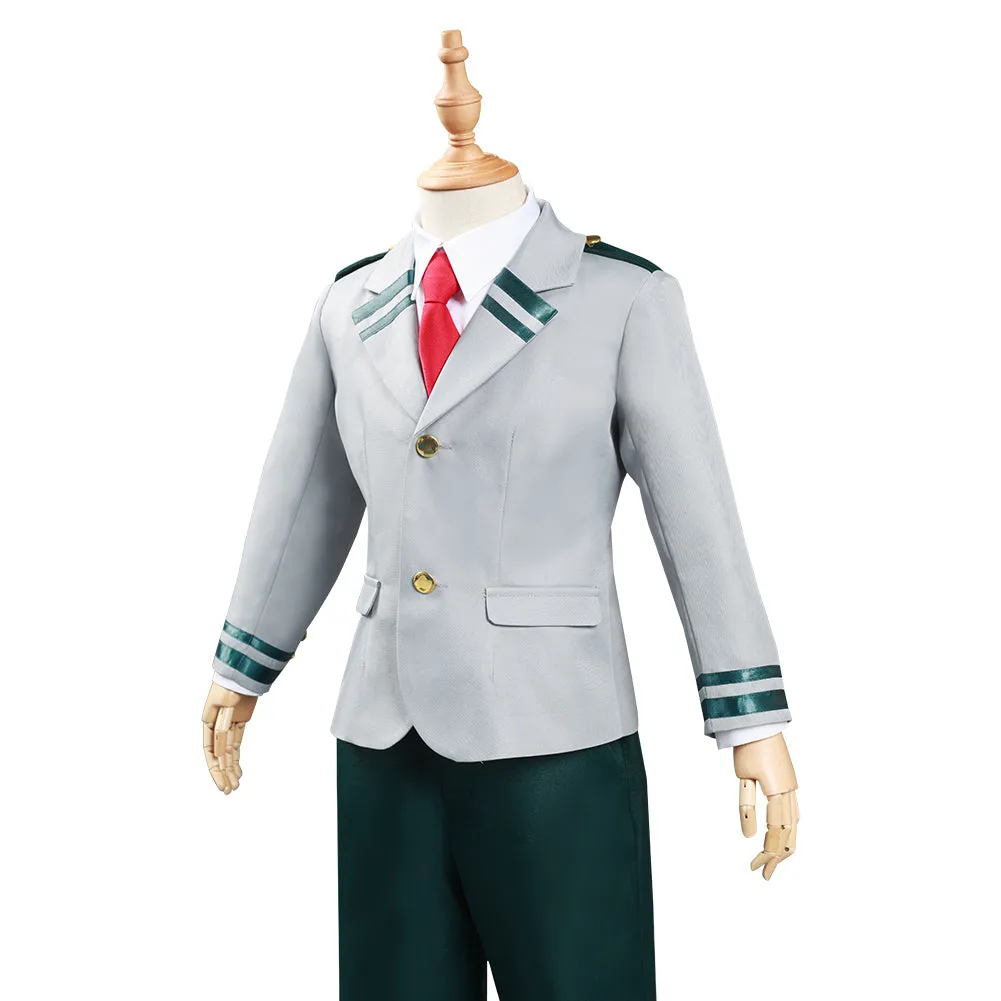 Midoriya Izuku Bakugou Katsuki Kids Children School Uniform Outfits Halloween Carnival Suit Cosplay Costume