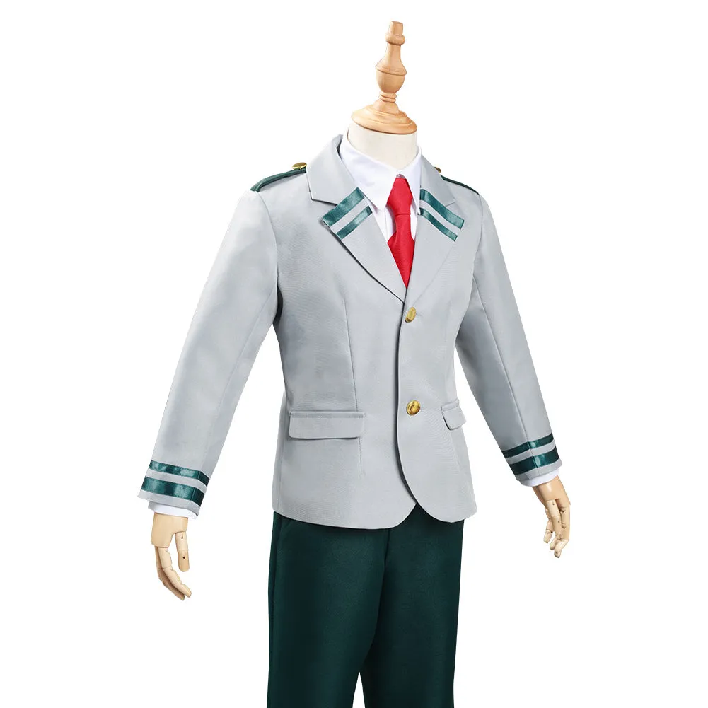 Midoriya Izuku Bakugou Katsuki Kids Children School Uniform Outfits Halloween Carnival Suit Cosplay Costume