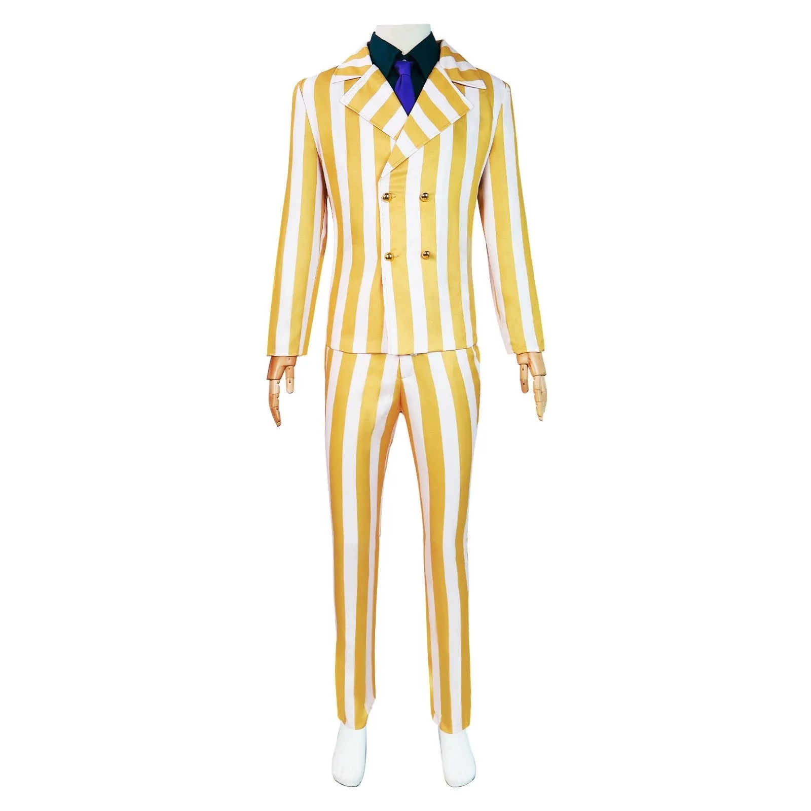 One Piece Wano Country Kizaru Costume Party Carnival Cosplay Full Set