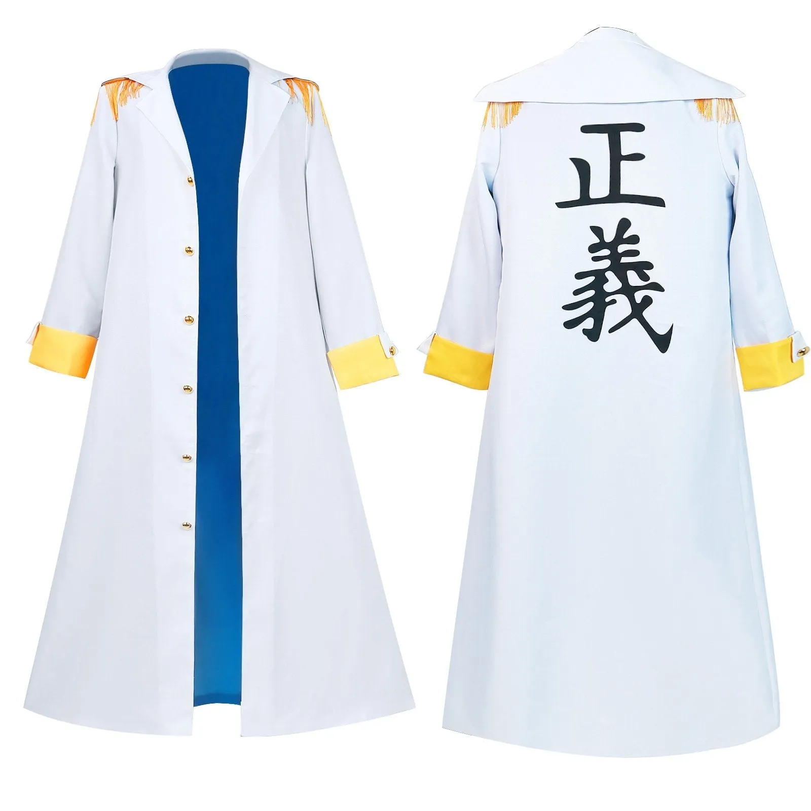 One Piece Wano Country Kizaru Costume Party Carnival Cosplay Full Set