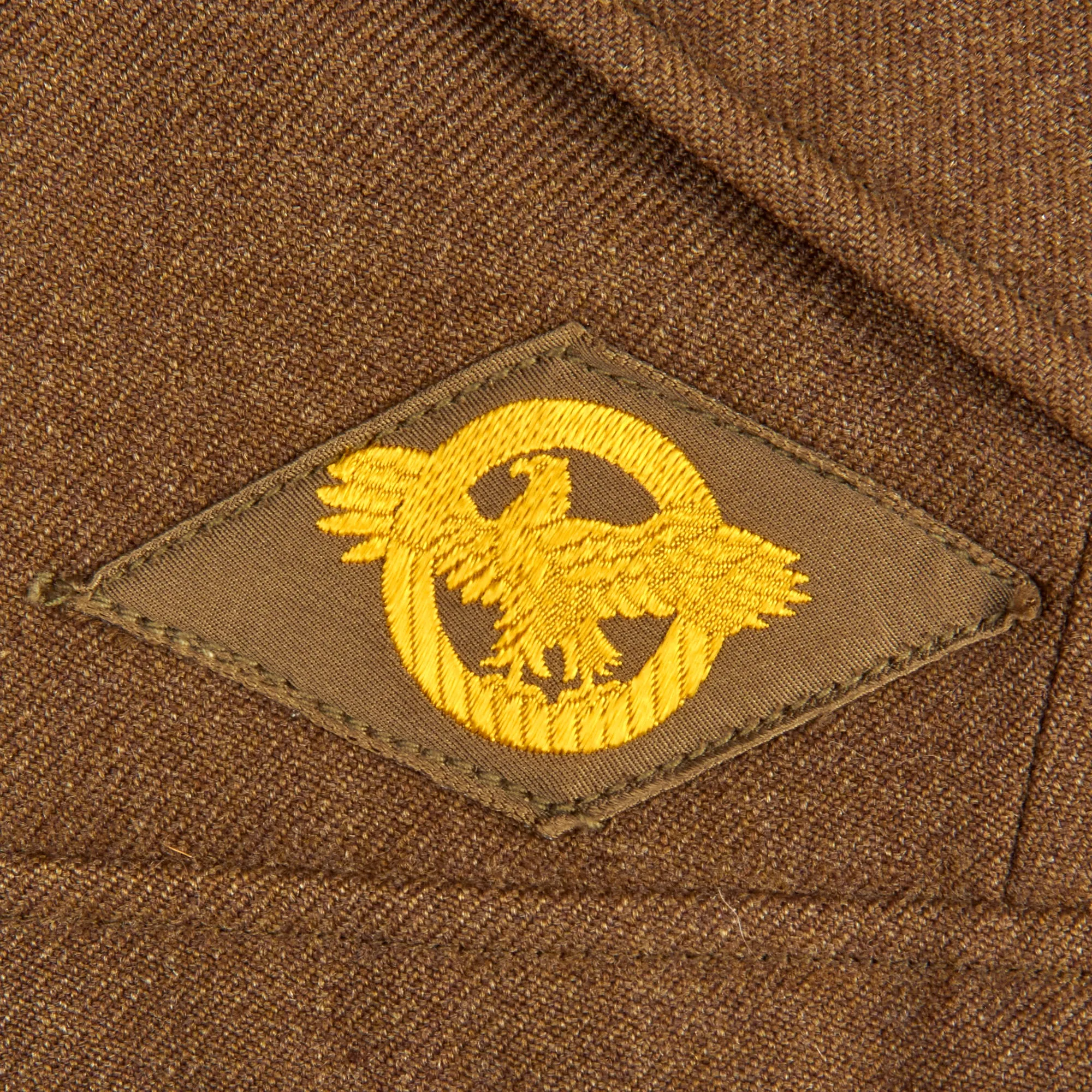 Original U.S. WWII Named Class-A Uniform Set With Cap for 8th Army Air Force Aerial Gunner Staff Sergeant George W. Thomas of the 446th Bombardment Group - With Binder of Information