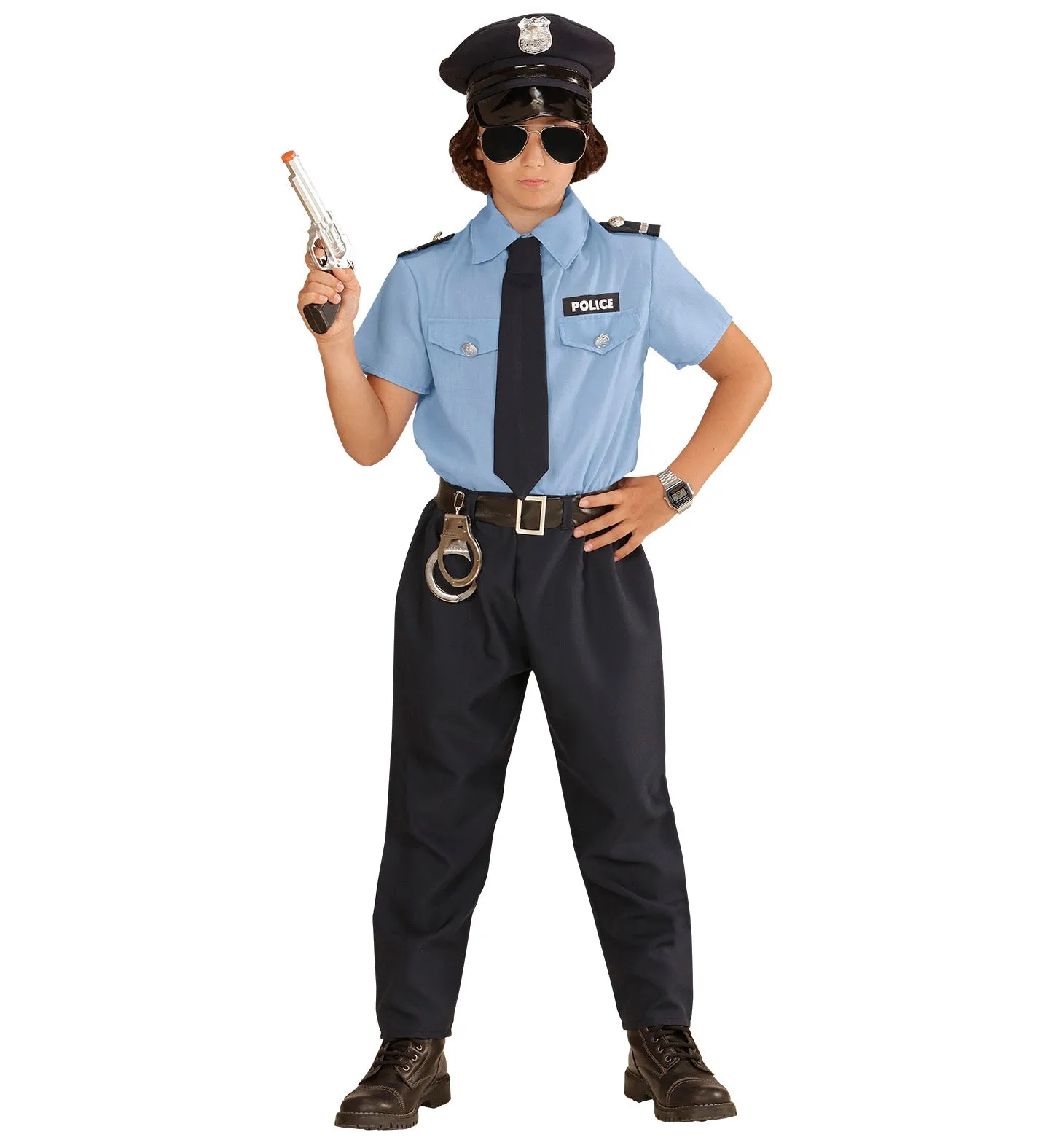 Police Officer Costume Boys