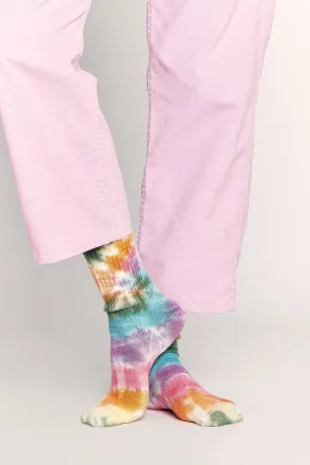 Rainbow Tie Dye Socks