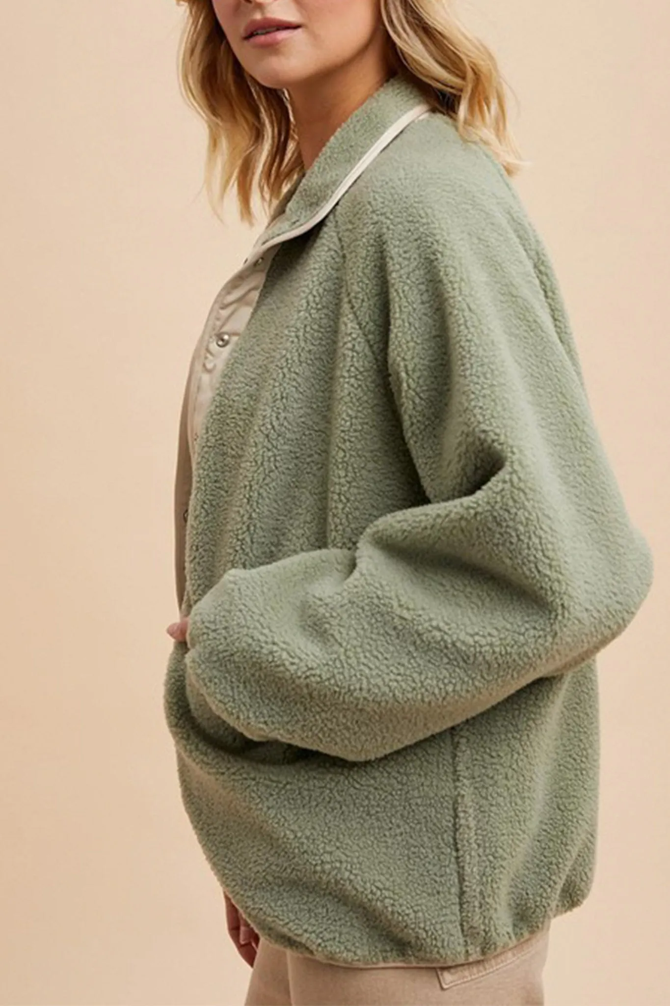 Reversible Two Toned Sherpa Jacket