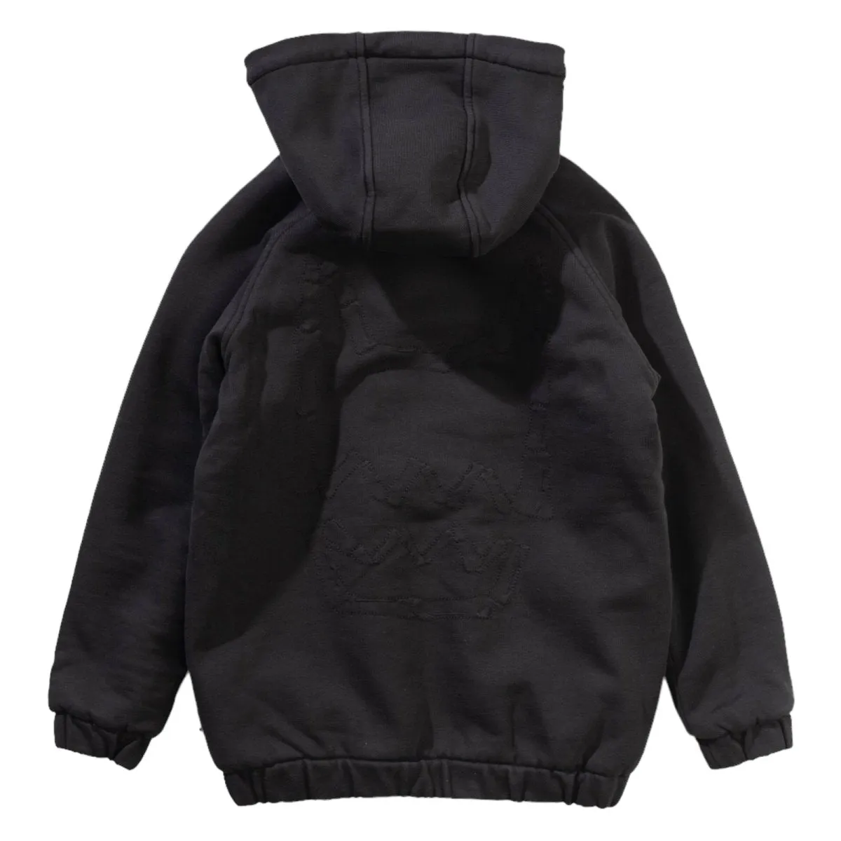 RUGGED SHERPA ZIP UP HOODIE JACKET