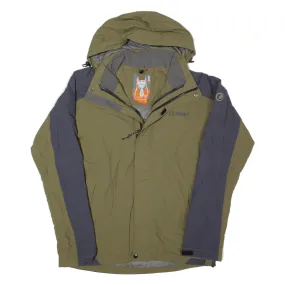 SHERPA Mens Jacket Green Hooded S