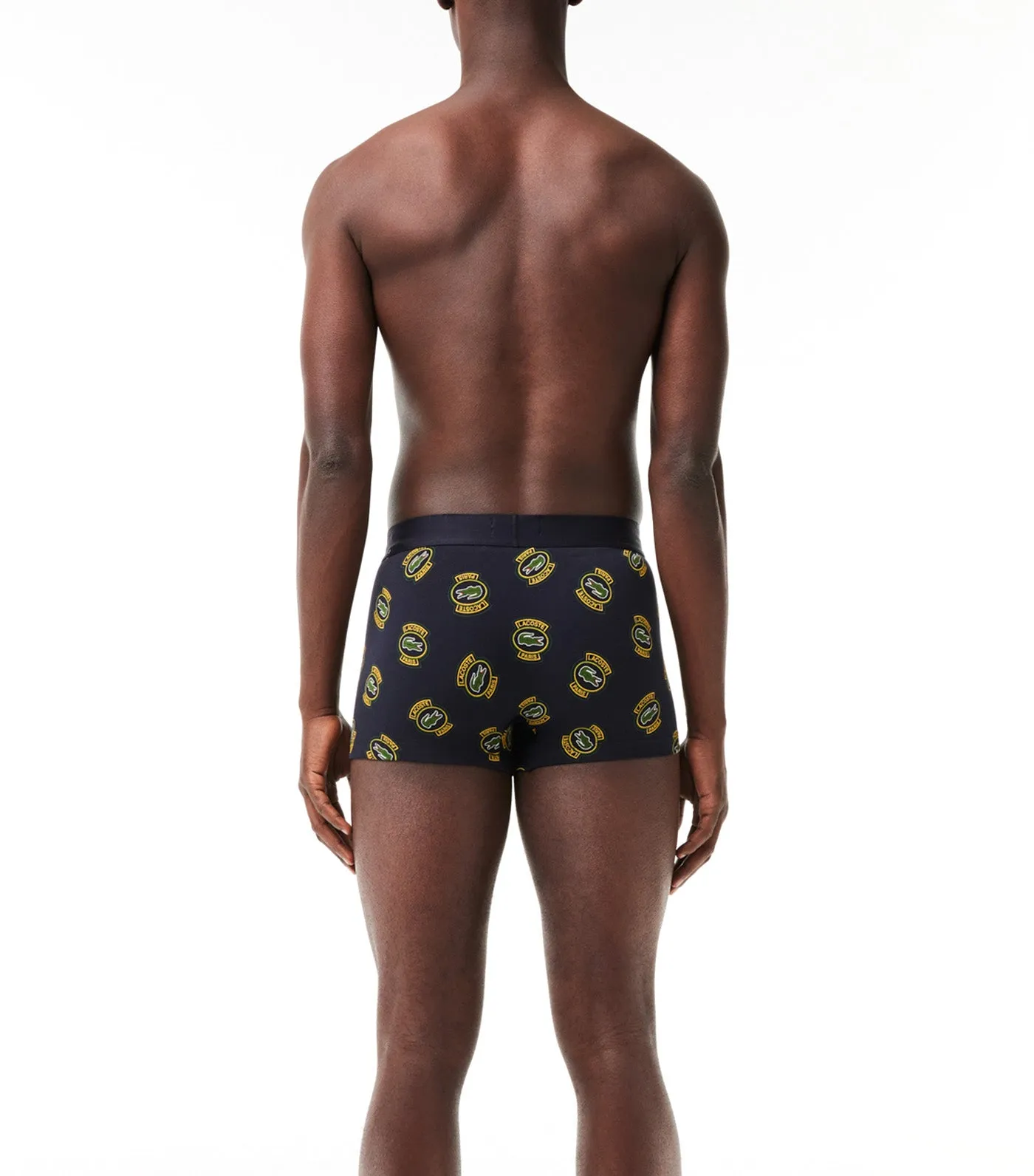 Stretch Jersey Print Trunks Abysm/Multicolor