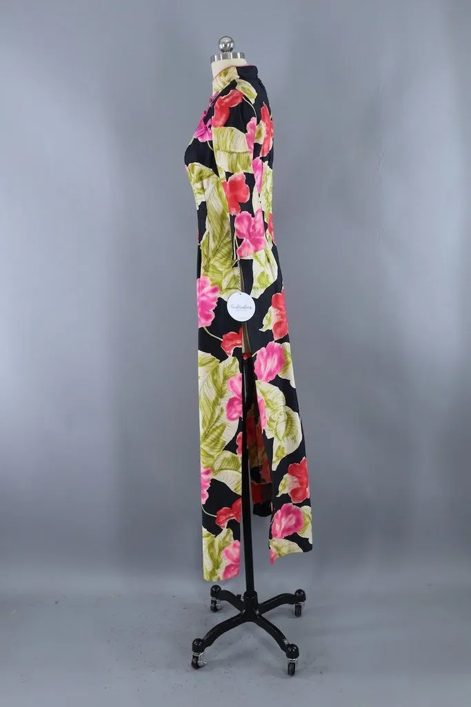 Vintage Alice Hawaiian Floral Dress