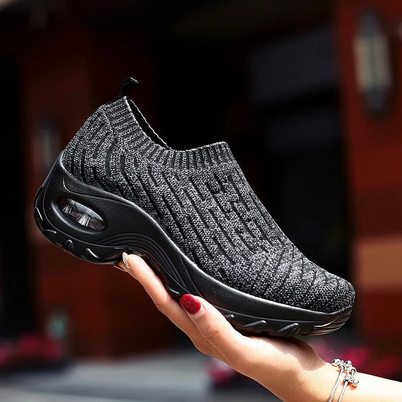 Women's Breathable Air Cushion Leisure Shock Sneakers Rubber 231872