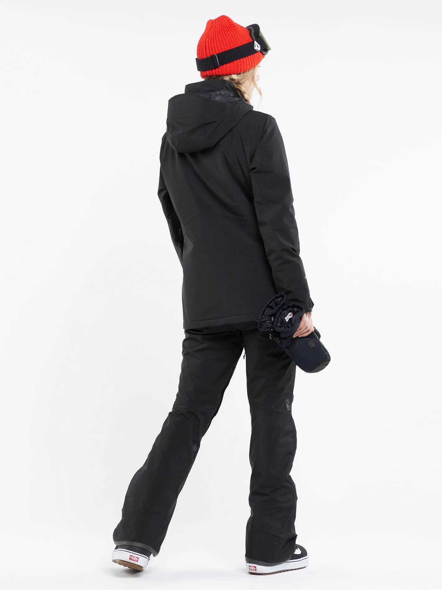 Womens Elm Stretch Gore Bib Overalls - Black